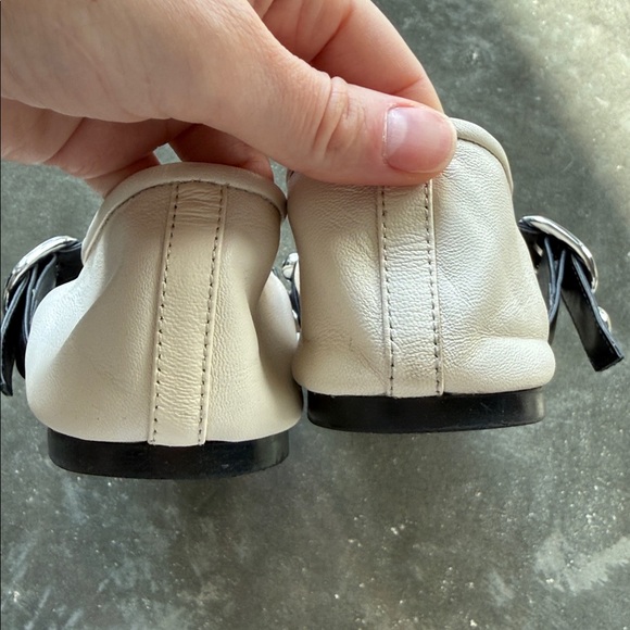 Zara Studded Leather Ballet Flats - Picture 7 of 11